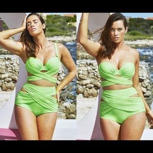 GabiFresh Wrap Bikini - Lime & Black Available